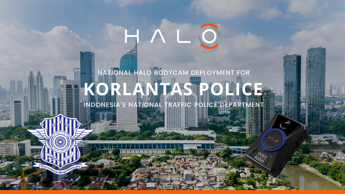 National HALO BodyCam deployment for Korlantas Police - Indonesia’s National Traffic Police Department.